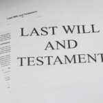last will and testament white printer paper